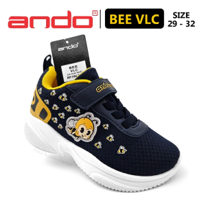 Sepatu Sekolah/Fashion Anak TK SD Perempuan – ANDO – BEE VLC – Size 29-32 – Sneakers – Sport