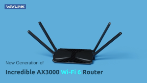 Wavlink Wi-Fi 6 AX3000 Dual Band Mesh Router Wifi 6 Gaming wireless Router MU-MIMO Beamforming OFDMA WPA3 Support 160MHz & IPv6 | PK TP-Link Archer AX55
