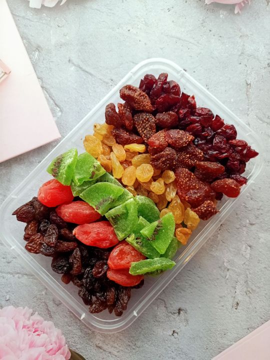 🔥🔥ผลไม้รวม 6 ชนิด อบแห้ง🔥🔥 สตอเบอรี่ 🍓แครนเบอร์รี่🍒 กีวี 🥝 ลูกเกดดำ🍇 ...