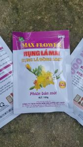[Freeship Max] Xịt rụng lá mai vàng hoa giấy phân bón lá MAX FLOWER RỤNG LÁ MAI gói 100gram an toàn cho cây rụng lá đồng loạt_THIEN THINH SHOP