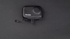 TELESIN | TELESIN Mini Storage Protection Bag For Dji Osmo Action 4 Brushed Half Open Quick Release Carrying Case for Action 3 Accessories