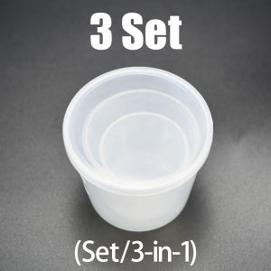 Topranc Transparent Plastic Measuring Cup With Lid Scale Mixing Container DIY Craft Bait Mixing Tool