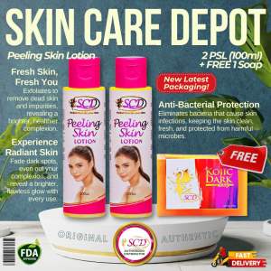 SCD Peeling Skin Lotion Buy 2 with free Kojic Dark Soap