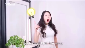 Bọt tạo kiểu tóc mềm giữ nếp xoăn hippie xoăn xù mì xoăn lơi Karseell BNC Mousse 300ml