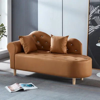 FENGHONGTAO | Space-Saving Chaise Lounge Easy Clean Sofa Suitable for Single and Dual Seating