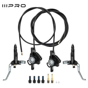 MEROCA | Bộ Phanh Đĩa Thủy Lực IIIPRO C5X2 MTB CNC Dual-Piston Caliper Với Lắp Đặt Không Cần Dụng Cụ Ống 940/1700mm 443g Đen/Bạc