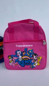 Pop Bag Little pony Tupperware (zipper bunga es)// tas bekal