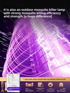 MONLEYTA | Solar Powered Electric Shock Mosquito Lamp Outdoor Lawn Garden New 2025 Pest Control Tool Waterproof Insect Repellent Fly Killer