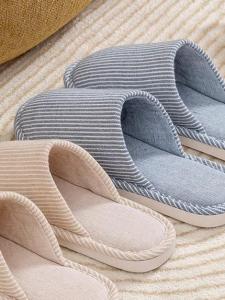 รองเท้าแตะบ้านสไตล์ญี่ปุ่น รองเท้าแตะยางกันลื่น รองเท้าแตะพื้นนุ่ม รองเท้าแตะผู้ชาย รองเท้าแตะผู้หญิง รองเท้าแตะคู่รัก รองเท้าแตะฤดูใบไม้ร่วง รองเท้าแตะฤดูหนาว รองเท้าแตะบ้าน รองเท้าแตะกันลื่น