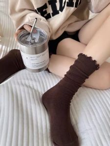 Gray Womens Mid-Calf Elastic Stripe Trimmed Floral Edge JUDOLL Handbag Spring Summer Autumn Winter Seasonal Fashion Accessory