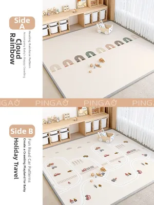 PINGAO | Non-Toxic Safe Thick Baby Crawl Mat