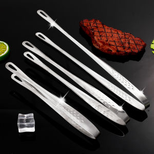 Stainless Steel Barbecue Clip Non-Slip BBQ Tongs Long Handle Steak Tongs Kitchen Cooking Tools Kitchen Accessories