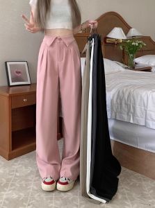 Celana Panjang Wanita Kaki Lebar & Pinggang Tinggi S-4XL