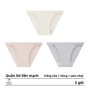 MONCAICHAN | Quần lót yoga bằng lụa băng Dream Color Morning Thin Fit kháng khuẩn cotton nguyên chất cạp vừa thiết kế một mảnh quần đùi ngắn