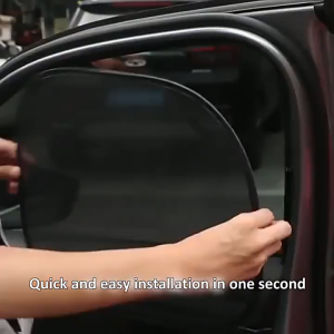 ส่งจากกทม！2ชิ้น ม่านบังแดดตาข่ายแม่เหล็ก 36*44ซม.กันแดดหน้าต่างรถยนต์ ป้องกันรังสียูวี