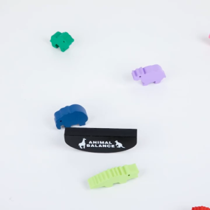 Kids Toys Wooden Toys Balance Beam Toys Stacking Toy Animal Balance Game Montessori Educational Learning Puzzle Block Toy 动物叠叠乐