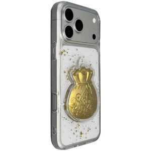 QI MEI. CASE | Year of the Horse Limited Edition 3D Good Fortune Bag New Style Glitter Transparent Mobile Case