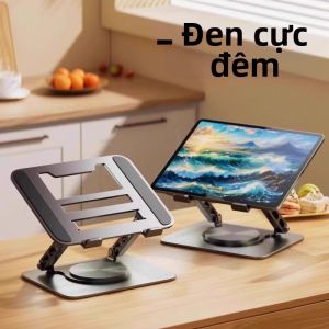 RQZN | Giá Đỡ Laptop Xoay 360° Có Quạt Tản Nhiệt – Đế Nâng Laptop Đa Năng Cho MacBook / Lenovo / Laptop Gaming 18 Inch