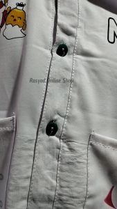 Setelan Kemeja Crinkle Emoji Mixue Anak Usia 3-12 Tahun Pakaian Anak Perempuan