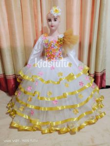 DRESS PESTA ANAK USIA 1-12 THN LENGAN PANJANG (SEMATAKAKI)
