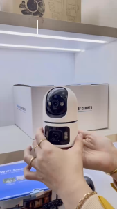 [Bảo hành 24 tháng] Camera WIFI YOOSEE trong nhà 2 mắt 2 khung hình độ phân giải 21MP - Hàng nhập khẩu
