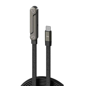 240W 2 in 1 Fast Charging Type C to Type C Cable Foldable Bracket Data Cable Type C Desktop Holder 17 For iPhone Samsung Xiaomi