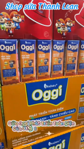 (HSD T7-2026) (Kèm Quà + Có Thẻ) Thùng 48 Hộp Sữa Bột Pha Sẵn Vitadairy Oggi Vani 180ml.