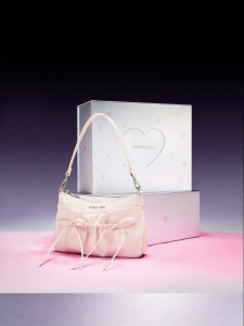 Charles & Keith | Fall New Style Pleated Bow Crossbody Bag