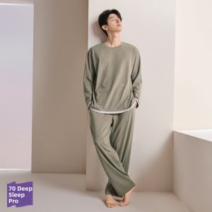 JINGYUN | Ultra Soft Long Sleeve Couples Sleepwear