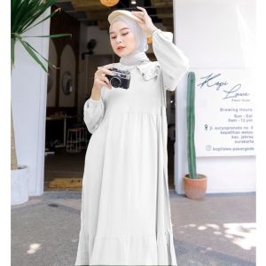 Tunik Rempel Korean Style/Atasan Wanita Tunik Muslimah/Dress Wanita Terbaru/Tunik Busui
