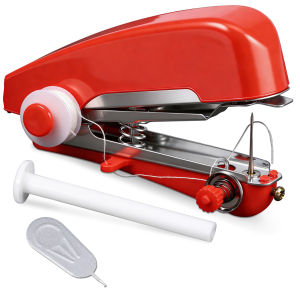 Portable Manual Sewing Machine Handheld Sewing Tool Quick Build Home DIY Apparel Supplies Art Crafts Embroidery Sewing Accessory