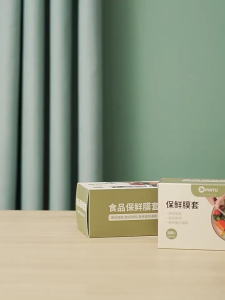 100PCS Disposable Food Cover Wrap Plastic Elastic Stretch Food-Grade Fresh-keeping Film Bags Storage with box