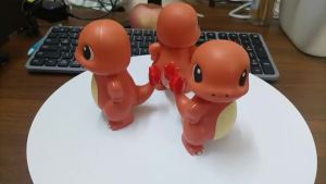 Bandai | 9CM Pokemon Charmander PVC Figure - Arrogant Style Car Trunk Ornament & Auto Interior Decor Anime Collectible Gift Anime