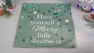 Shellwei 6 Pcs Christmas Pillow Covers 18x18 Inch Boho Merry Christmas Throw Pillow Covers Xmas Cushion Case Nutcracker Noel Christmas Tree Decorative Square Throw Pillow Case for Home Sofa Bed Chair