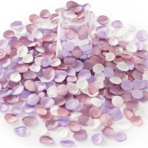 50/100/200Pcs Luxurious 4cm Silk Rose Petals for Romantic Ambiance Wedding Decor Flower Girl Baskets Dinner Table Bridal Showers