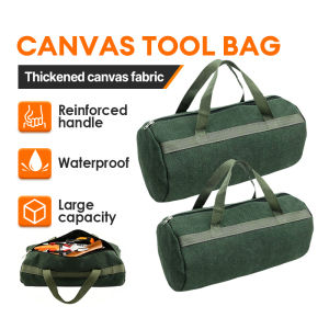 Heavy Duty Canvas Tool Bag Portable Durable Thicker Storage Pouch For Screwdrivers Pliers Organizer
