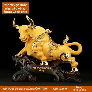 Ji Shanyuan | Tượng Trang Trí Con Bò Phố Wall Street Mạnh Mẽ