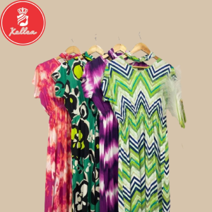 Dress Wanita Kekinian Bondu Set By RGB Karet Pinggang Dress Mano Ootd Casual Wanita Trendy - XELLEA