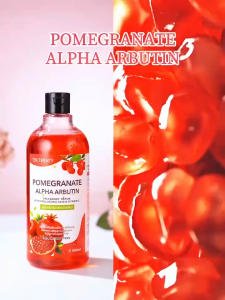 Pomegranate Face & Body Advanced Whitening Serum with Hyaluronic Acid & Vitamin C 500mL Night Recovery Morning Radiance
