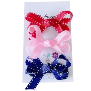 Sophisticated Style Non-Slip Safety Hairpin Bow Headdress Hair Accessories Hairpin Hair Clip Girl Children Accessories Girl Clip