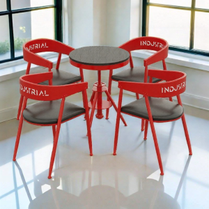Creative Industrial Style Table and Chairs
