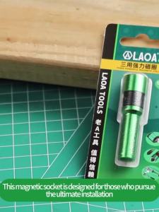 LAOA | Ống Giữ Mũi Khoan Từ Tính LAOA Đầu Lục Giác 1/4 Inch Cuộn Dây Từ Mạnh Dụng Cụ Dẫn Hướng Vít Cho Việc Lắp Đặt Đồ Nội Thất Nhanh Chóng