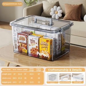 Sealed Transparent Storage Organizer Box