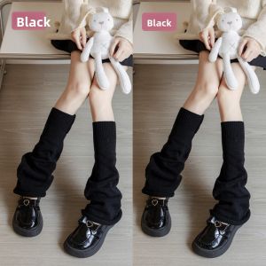 JIAZINI | Gray White Black Womens Seasonal Mid-Calf Socks