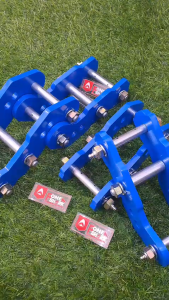 F-One Shark FOS Paket Anting Shackle Adjustable ADJ Per Daun Lift Up Depan Belakang Jeep CJ7 / CJ5 Premium