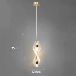 Modern Acrylic Geometric Pendant Light Bedroom Living Room Hanging Light Restaurant Lighting Led Pendant Lamps For Home Decor