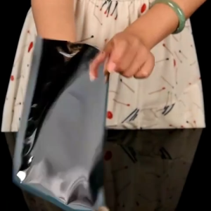 100pcs Both Silver Aluminium Foil Mylar Bag / Both side Metalised Seal bag / Powder Side Seal Bag