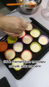 Cetakan Kue Silikon Pencetak Silicone Pukis Cup Cake Muffin Bentuk Lucu Food Grade Praktis