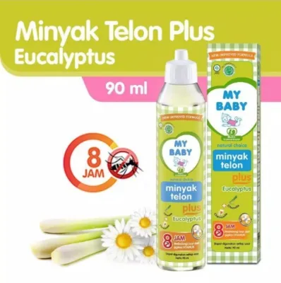 MINYAK TELON MYBABY HIJAU UKURAN 60ml/90ml ( TANPA DUS )