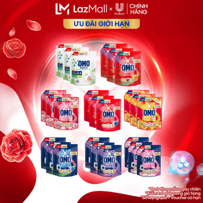 Combo 2 túi Nước giặt OMO Matic túi 3.6/3.9/4.1kg (bao bì tùy lô nhập hàng)